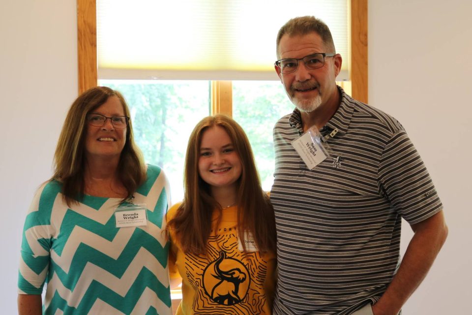 Sam and Brenda Wright with Elysia Tome