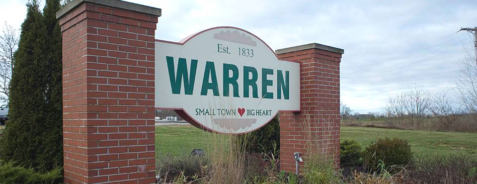 Welcome to Warren Sign